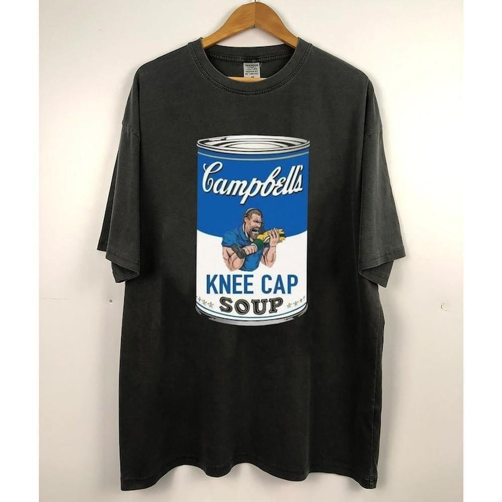Detroit Lions Dan Campbells Kneecap Soup Graphic T-Shirt - Picture 1 of 4